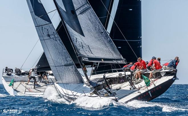 Azzurra lead the 52 Super Series – Rolex TP52 World Championship © Nico Martinez/ Martinez Studio